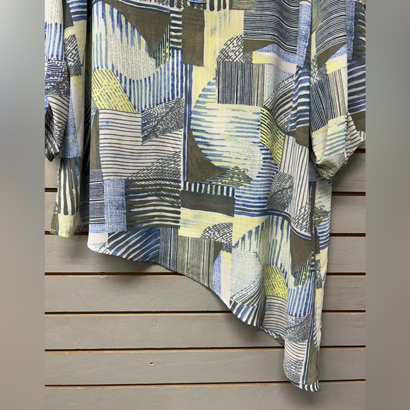 Chico's Multicolor Abstract Blouse - Picture 6 of 7